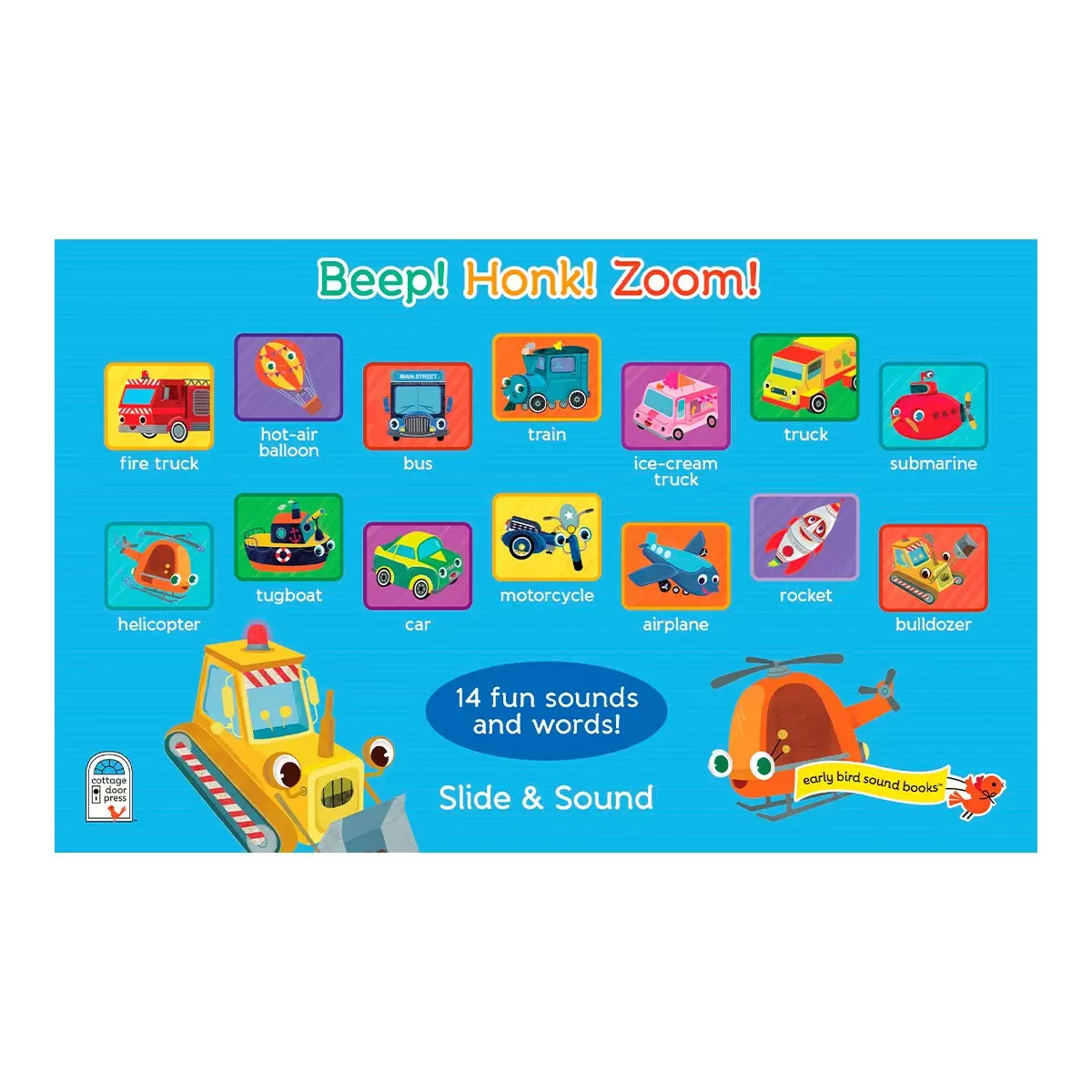 Slide And Sound Book 有聲書 外文書 Beep! Honk! Zoom! - 4