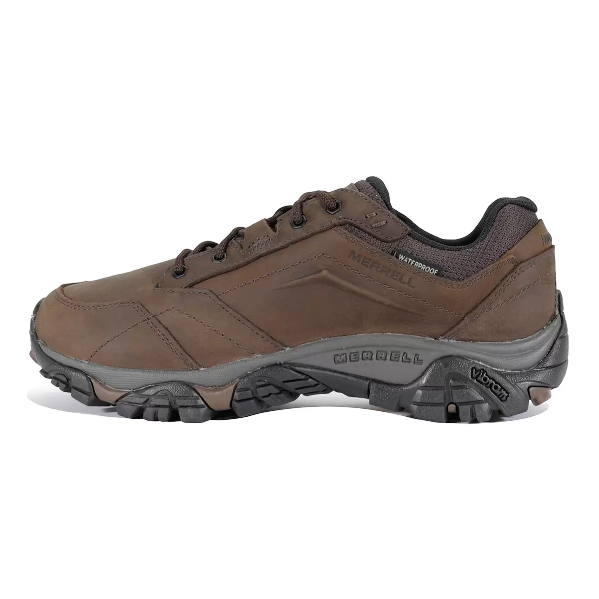 Merrell 男皮革休閒鞋 咖啡 US 9.5