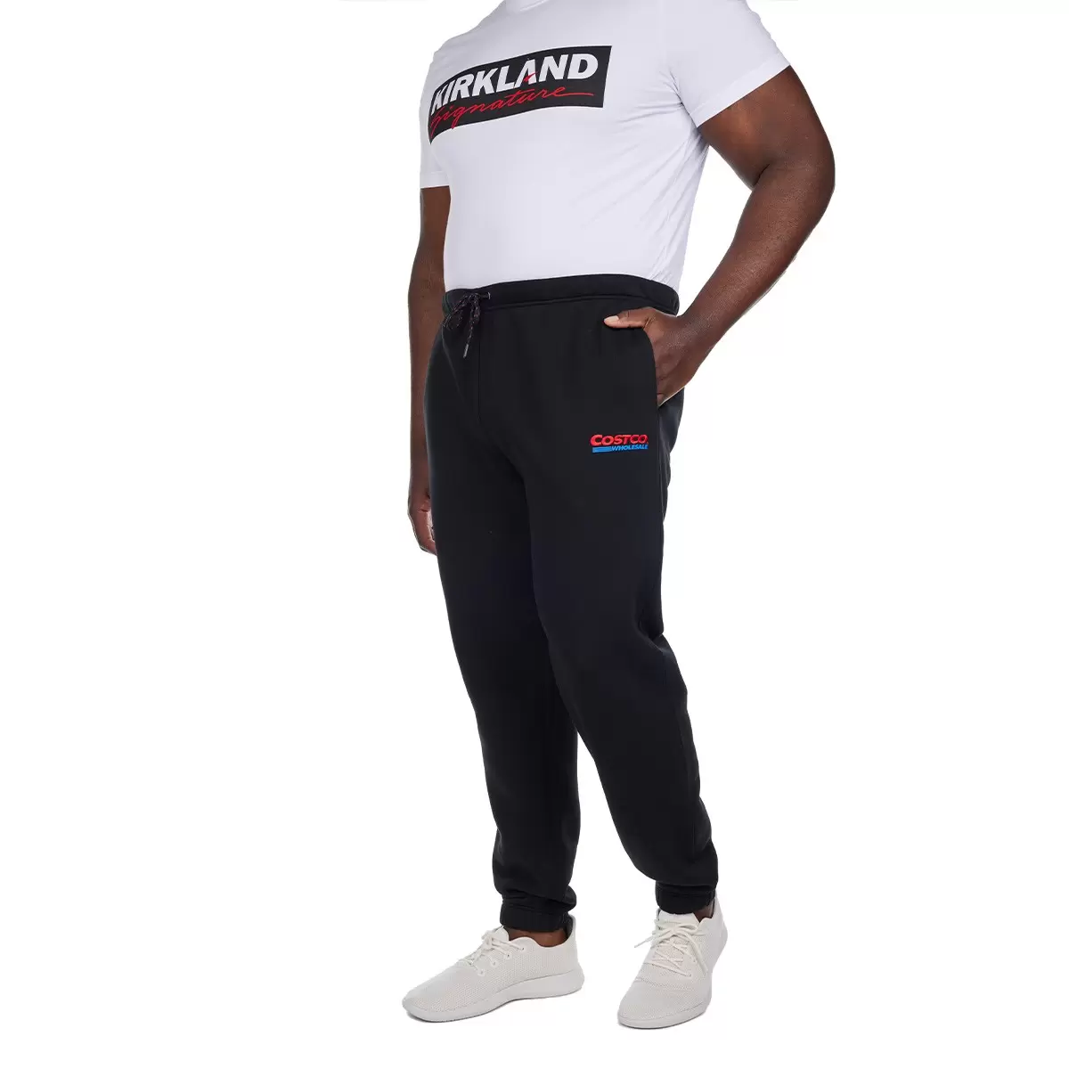 Kirkland Signature 科克蘭男刷毛束口褲