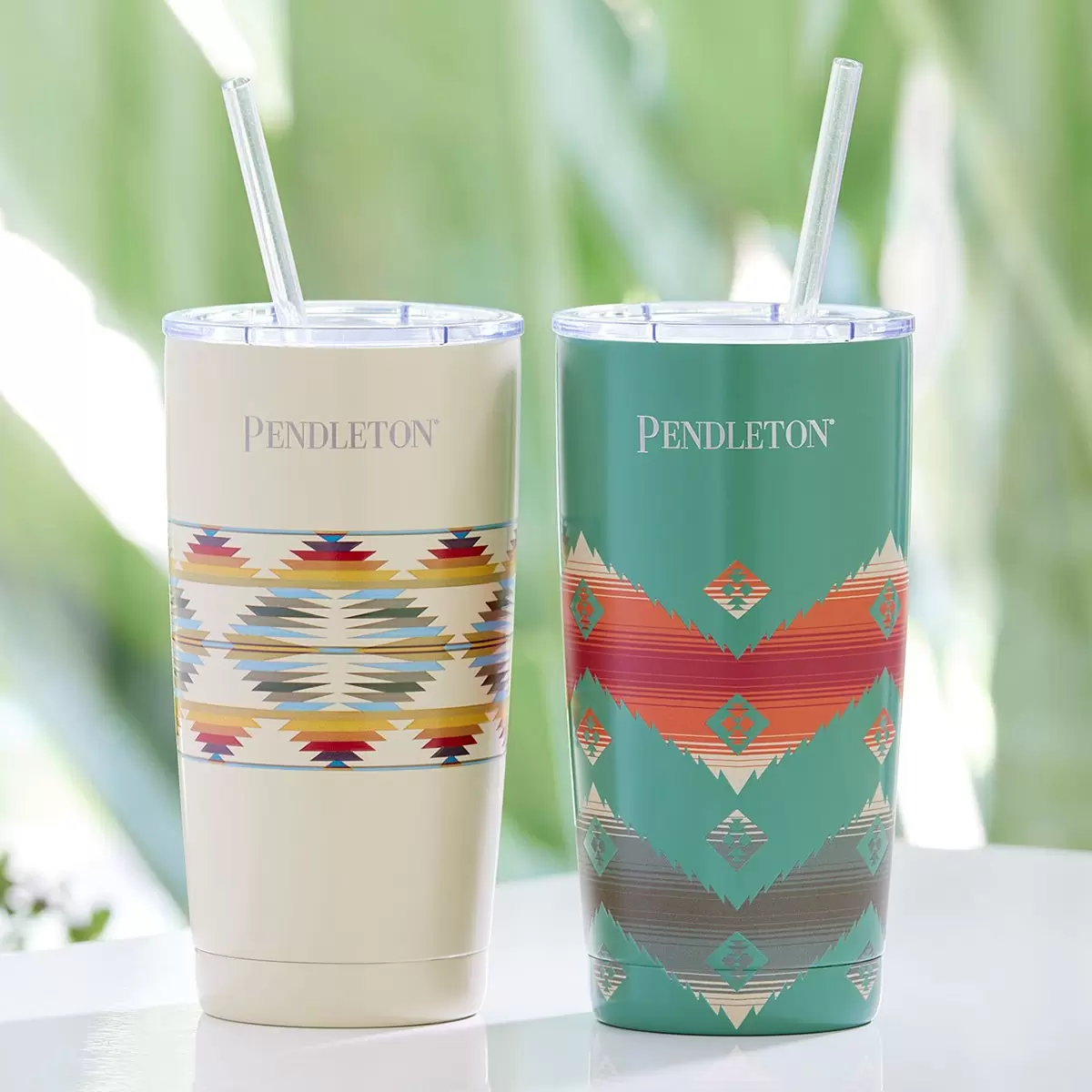 Pendleton 不鏽鋼吸管隨行杯 590毫升 X 2件組