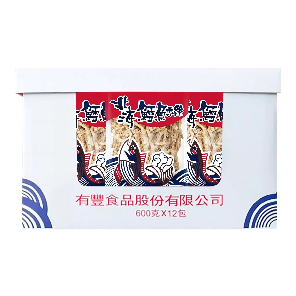 北海 鱈魚香絲 600公克 X 144袋