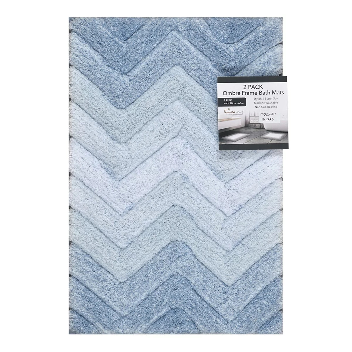 Riviera Home 浴室地墊 2入 40公分 X 60公分 - 2