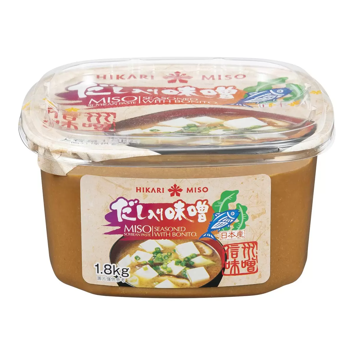 信州 冷藏鰹魚昆布味噌 1.8公斤 - 1