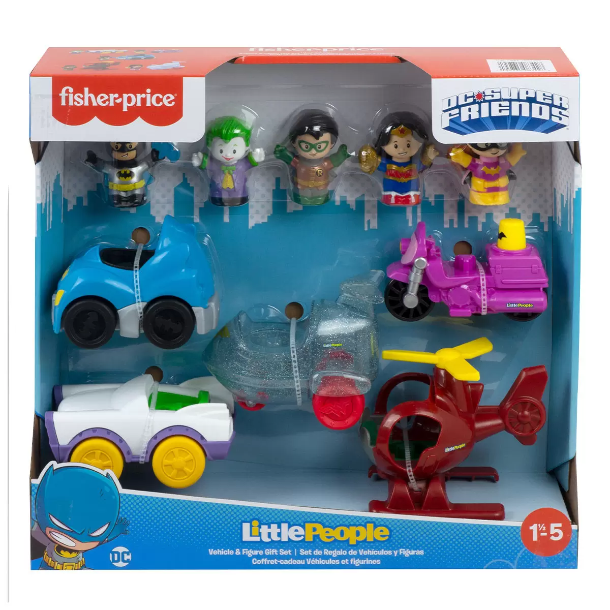 Fisher-Price 卡通人偶玩具車組 DC
