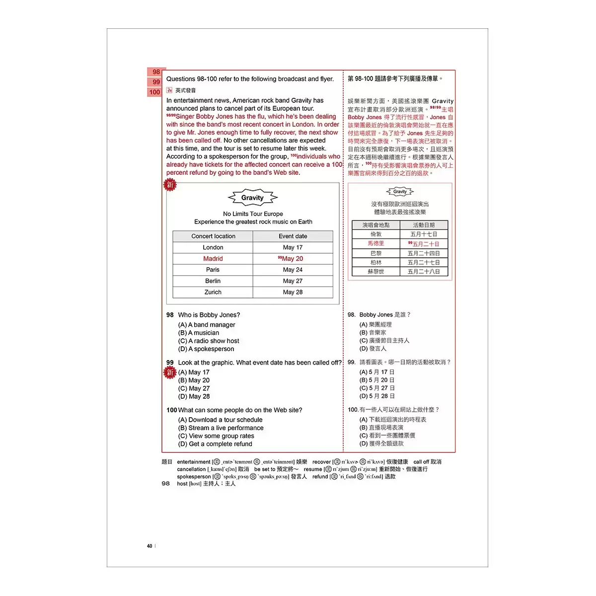 新制多益TOEIC題庫解析:狠準5回聽力+閱讀模擬試題,完全反映最新命題趨勢、全方位建立新制多益實戰能力!(雙書裝+2MP3)