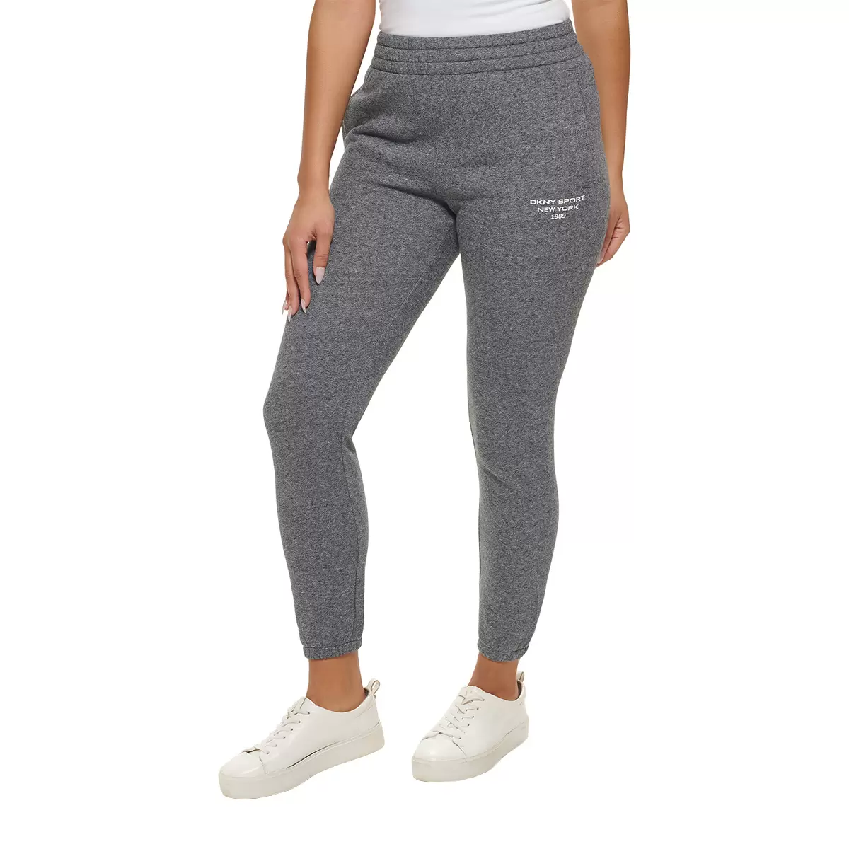 DKNY Sport 女休閒束口長褲 灰