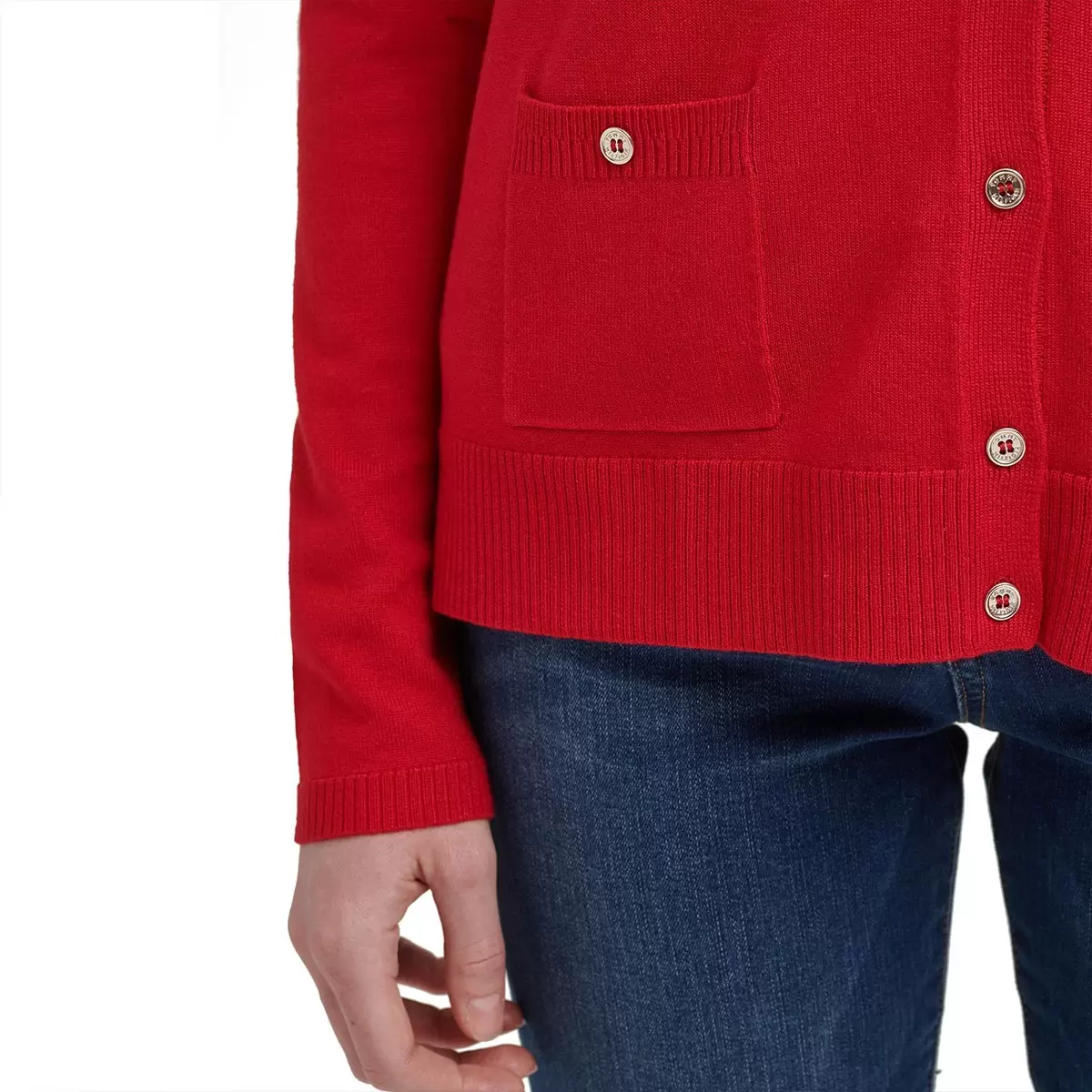 Tommy Hilfiger 女開襟外套 紅