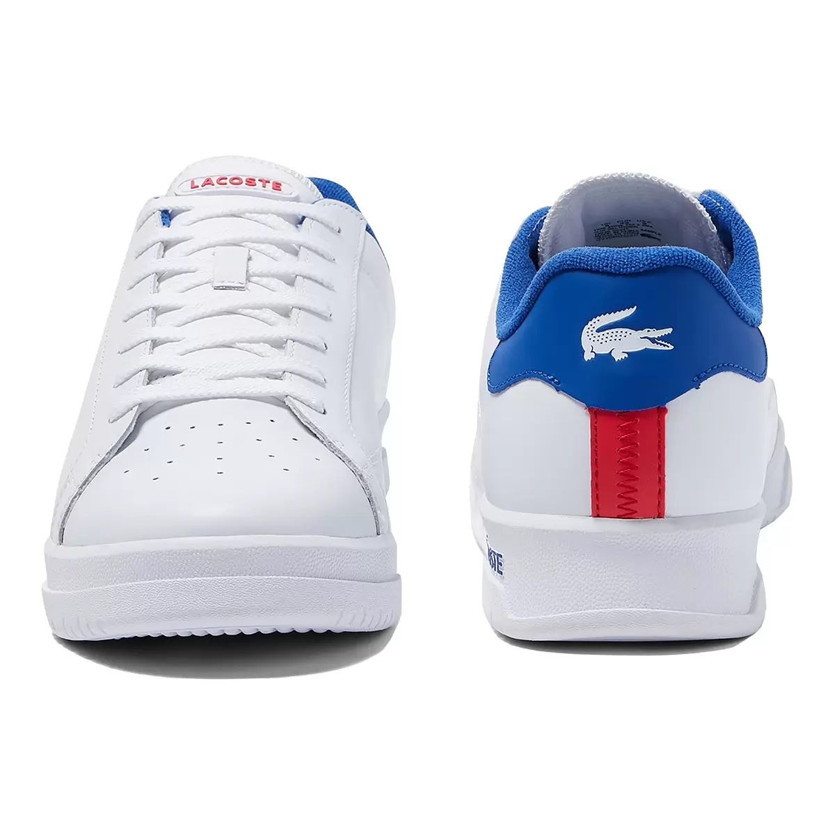 Lacoste 男皮革運動鞋 白藍 UK 9.5