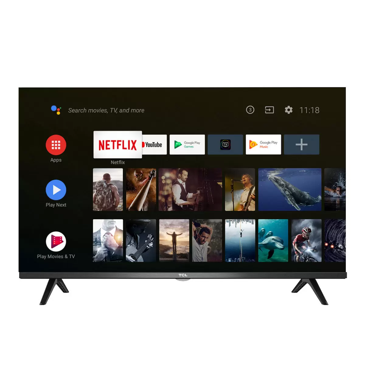 TCL 40吋 FHD Android TV 智慧液晶顯示器不含視訊盒 40S68A 7入組