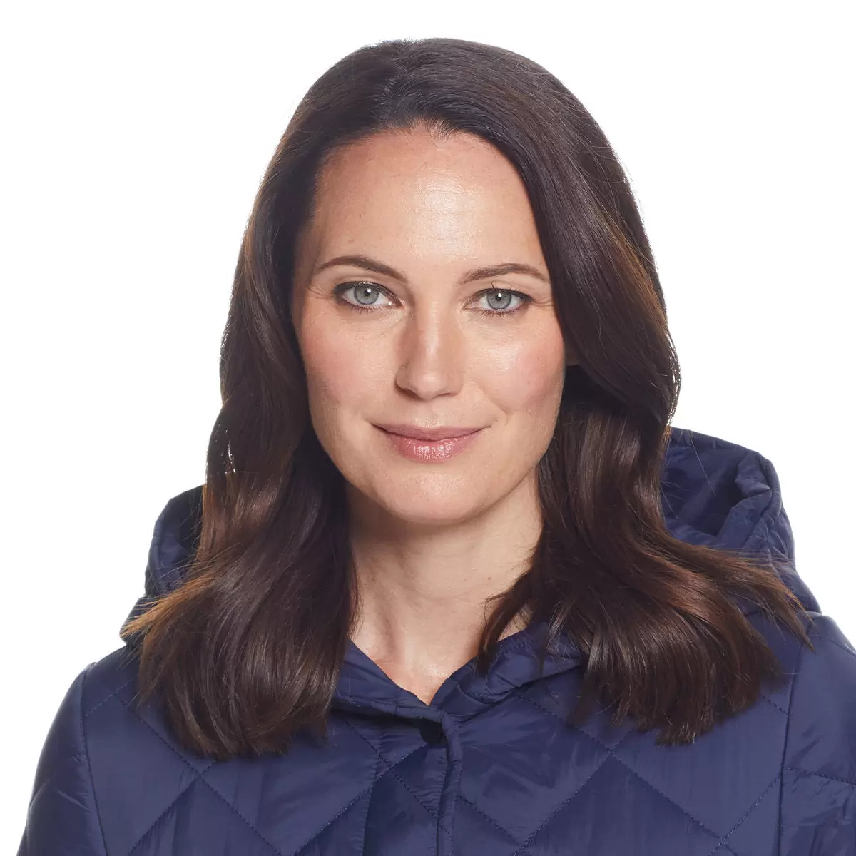 Weatherproof 女長版連帽外套 深藍 M