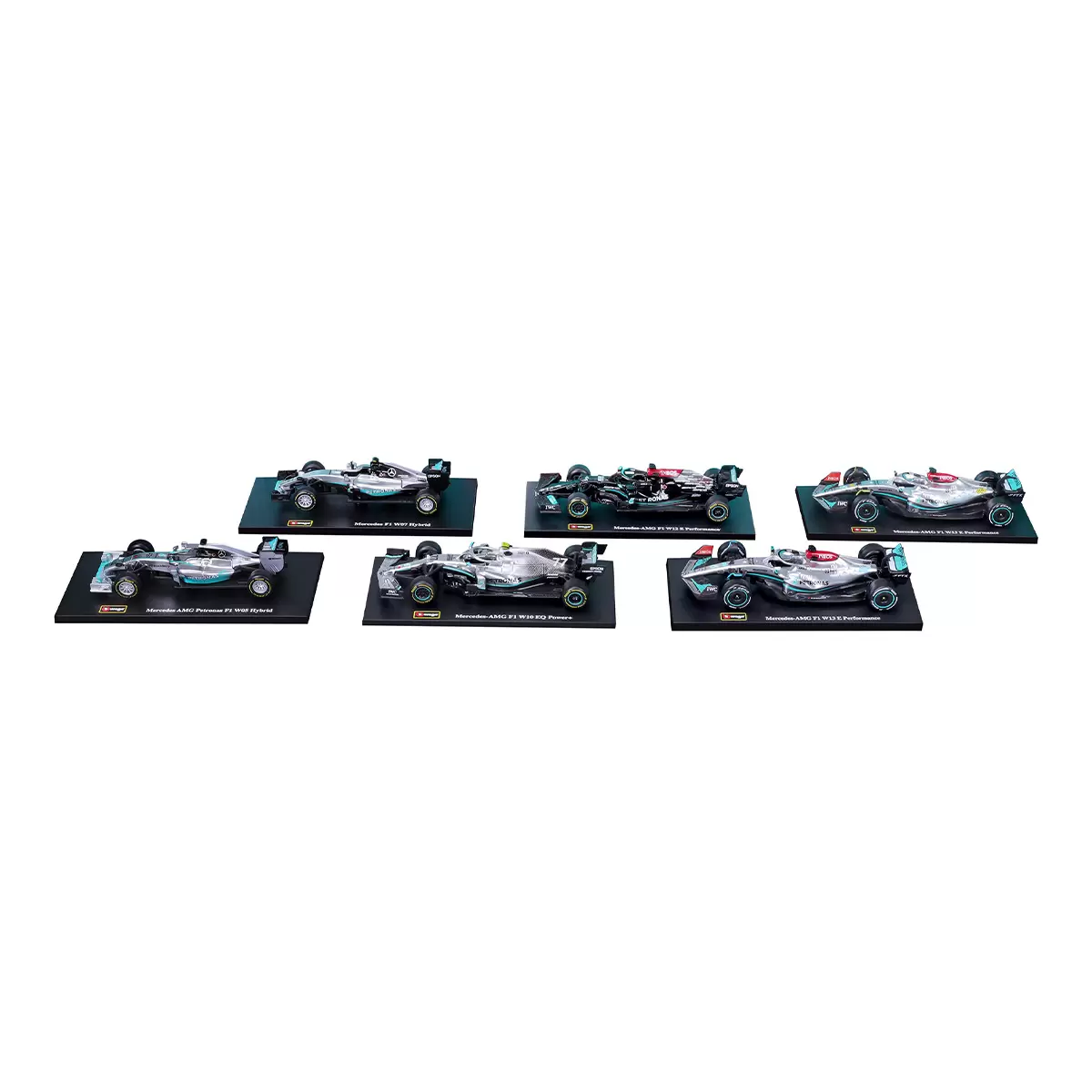 Bburago 1:43 F1 賽車收藏模型車 6入組 多種款式選擇