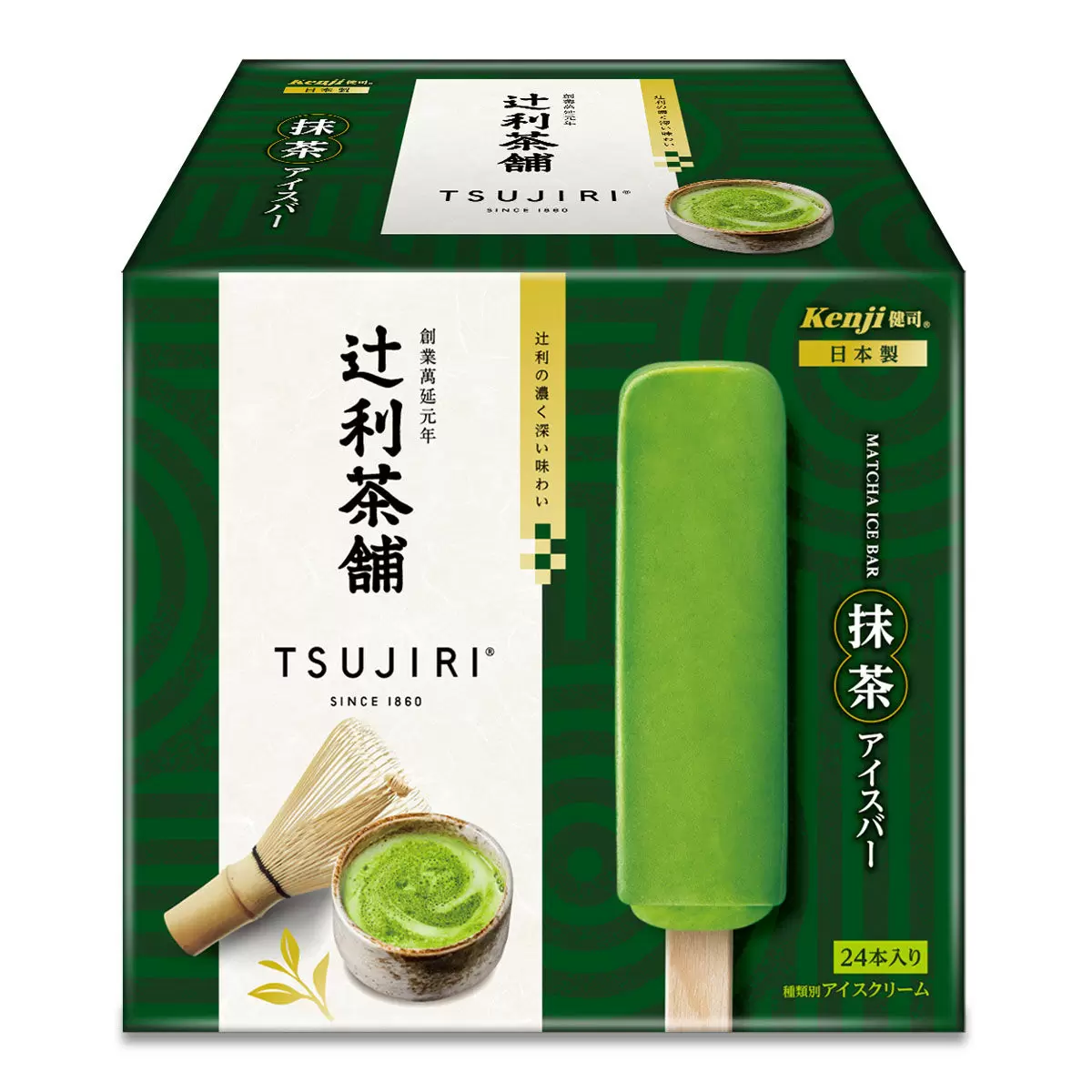 辻利茶舖 抹茶雪糕 45毫升 X 24枝