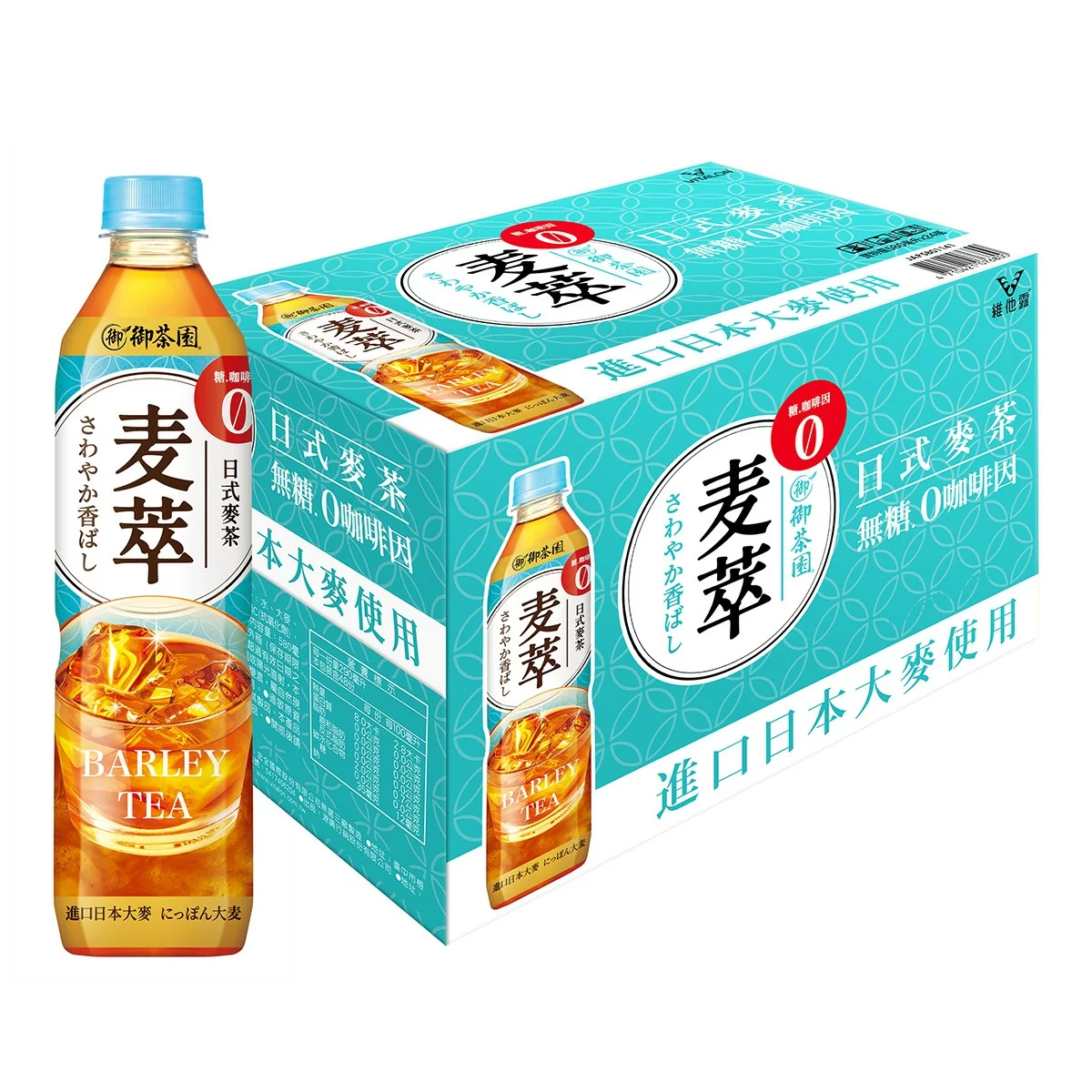御茶園 麥萃無糖麥茶 580毫升 X 24入 - 1