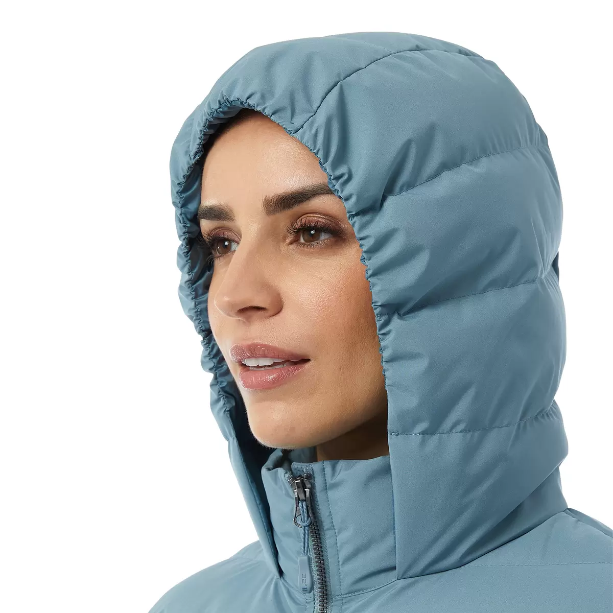 32 Degrees 女立領羽絨外套 藍 M