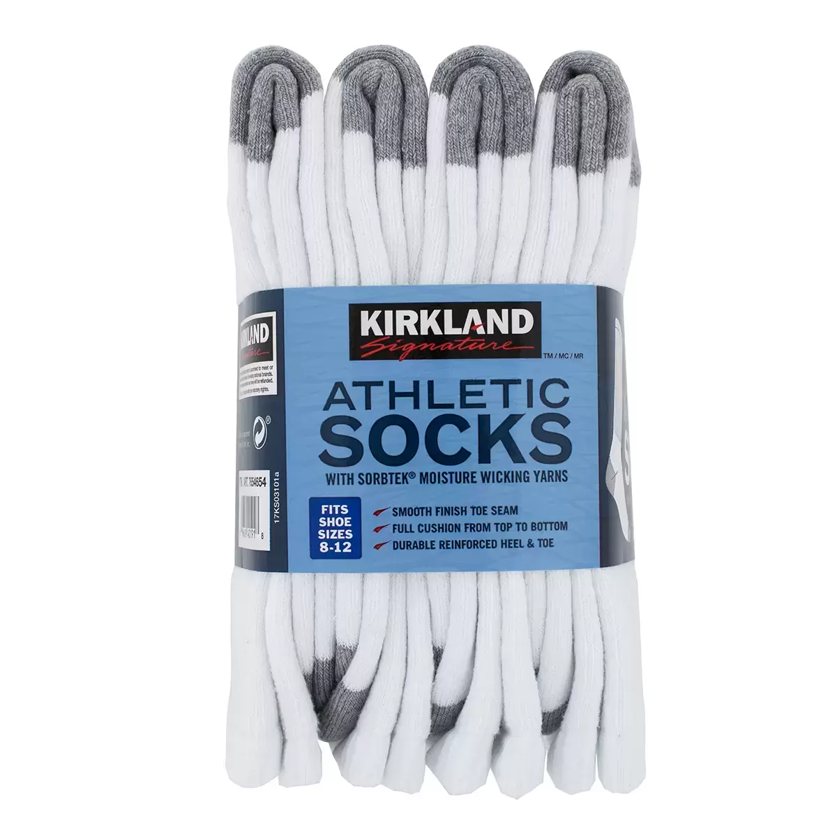Kirkland Signature 科克蘭 男運動襪 8入