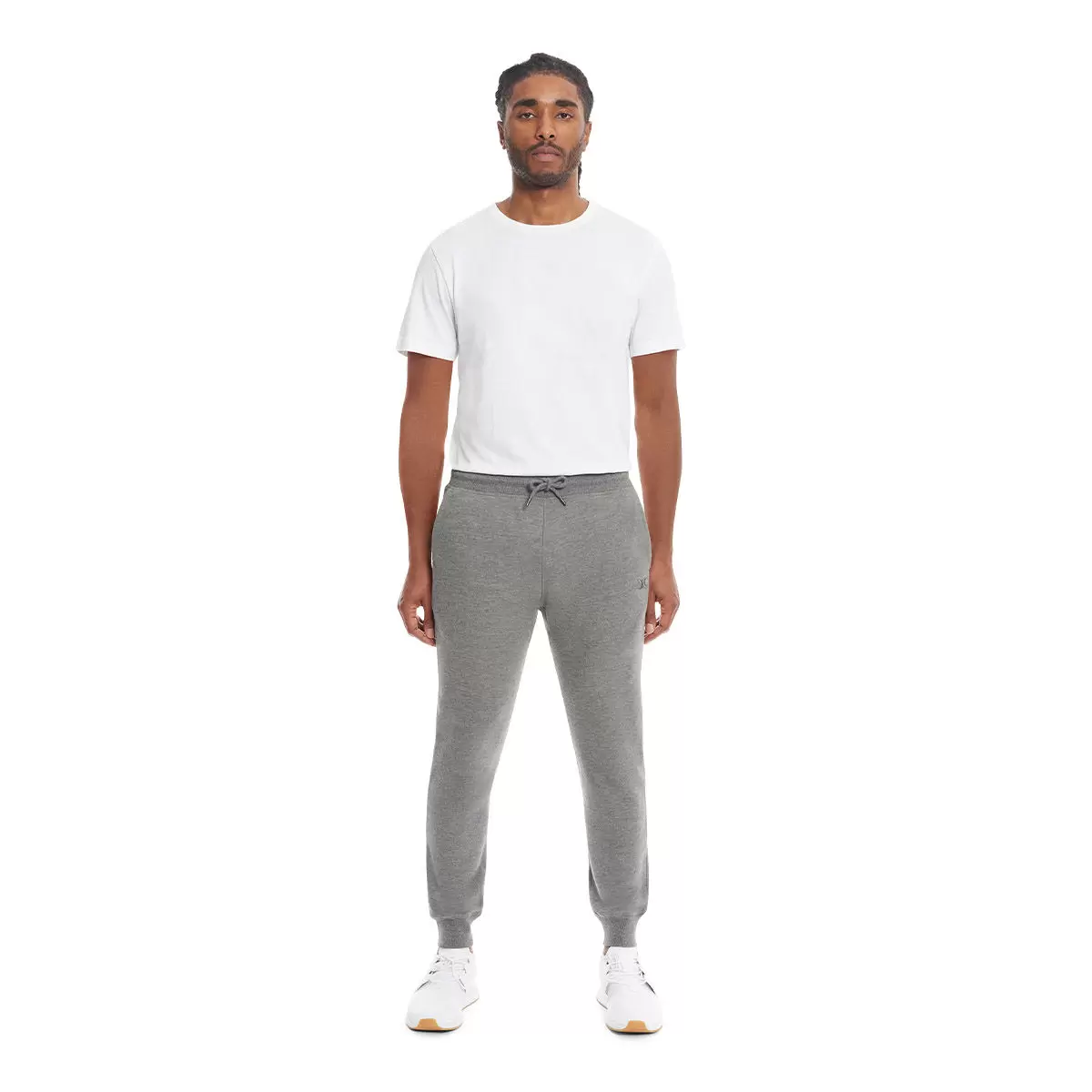 Hurley 男刷毛長褲 灰 M