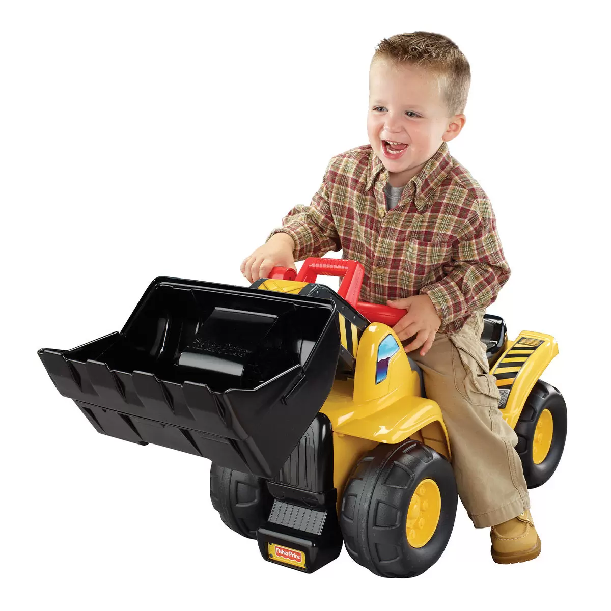 Fisher-Price 工程車造型嚕嚕車 推土機