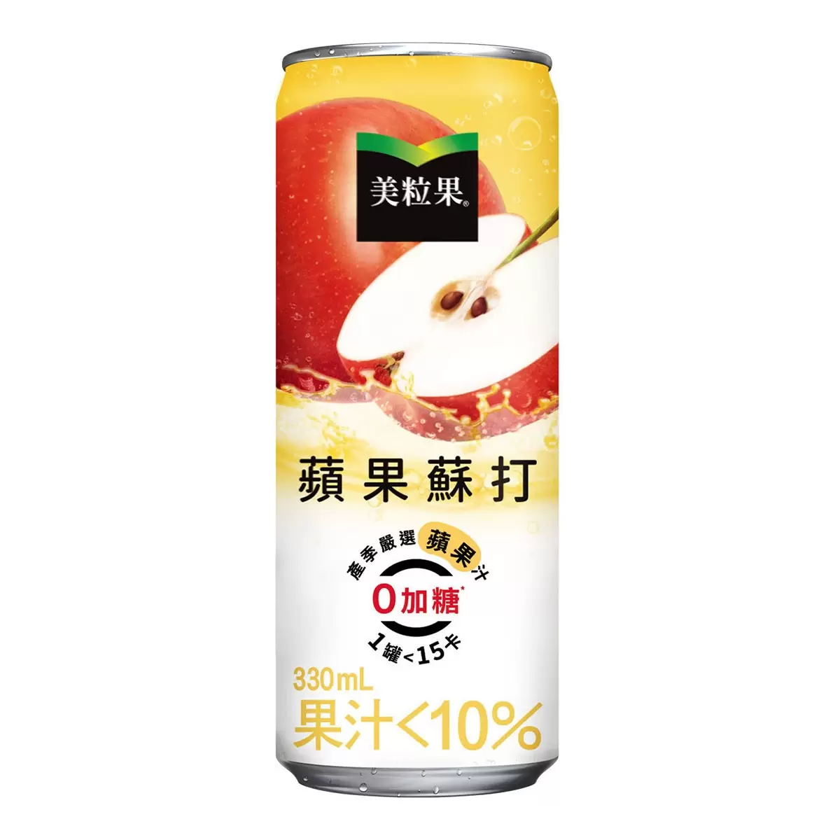 美粒果 零加糖蘋果蘇打 330毫升 X 24入 - 3