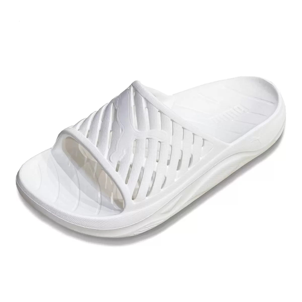 PUMA 男拖鞋 白 US8/UK7