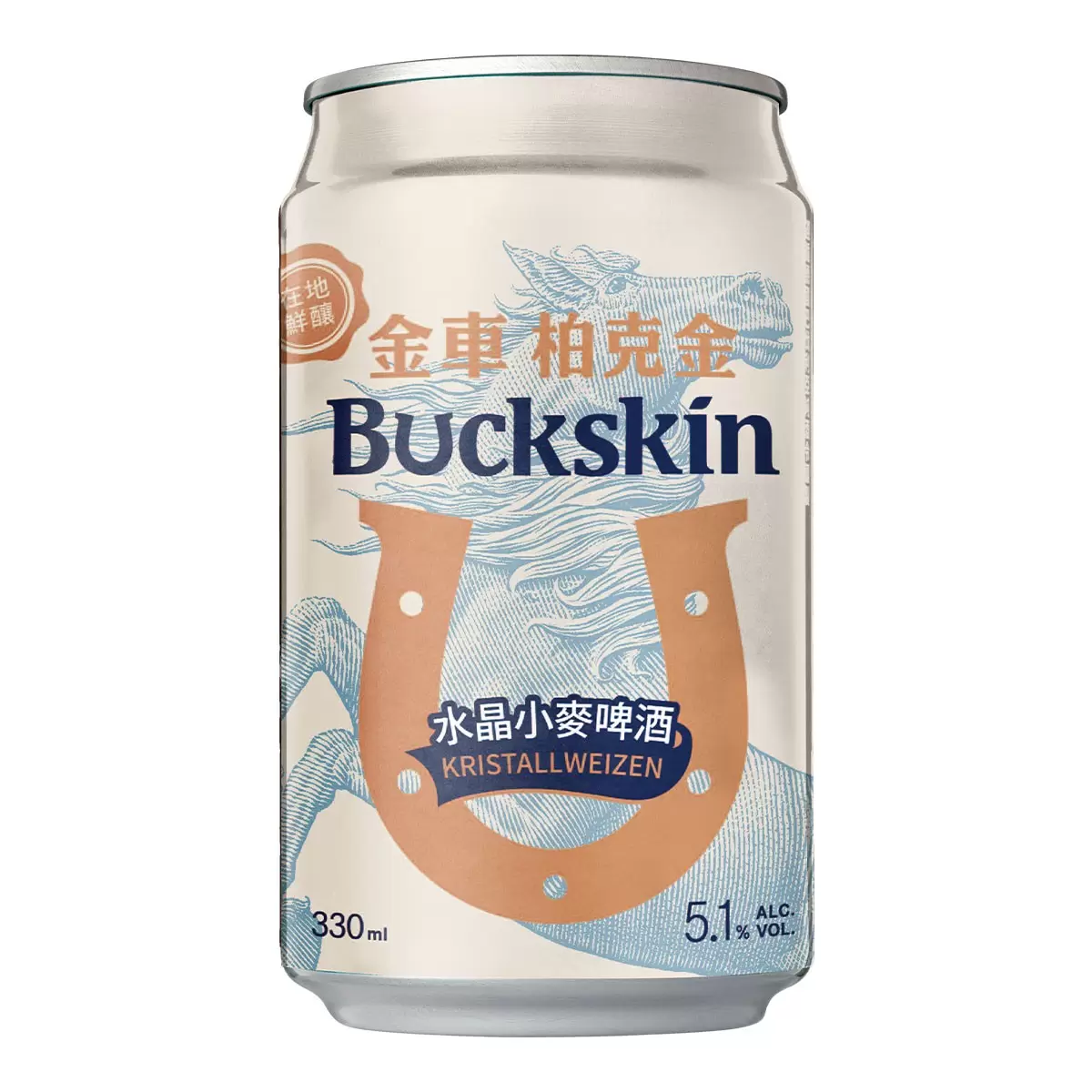 柏克金 水晶小麥啤酒 330毫升 X 24罐