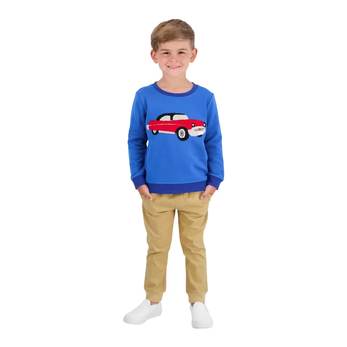 Andy & Evan 兒童服裝兩件組 汽車 7T
