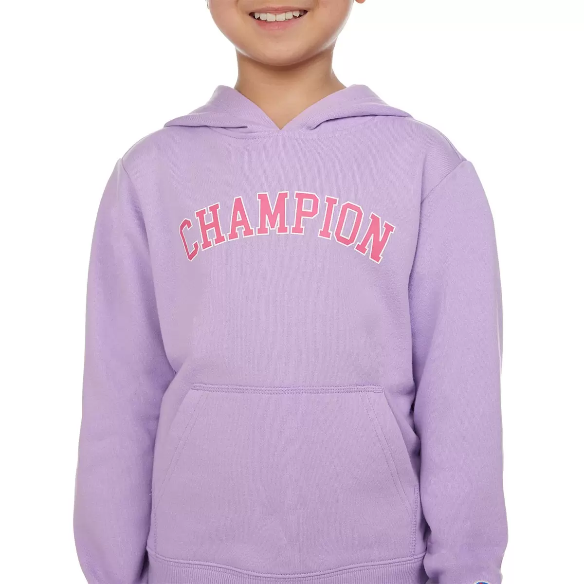Champion 男童連帽上衣 紫 M