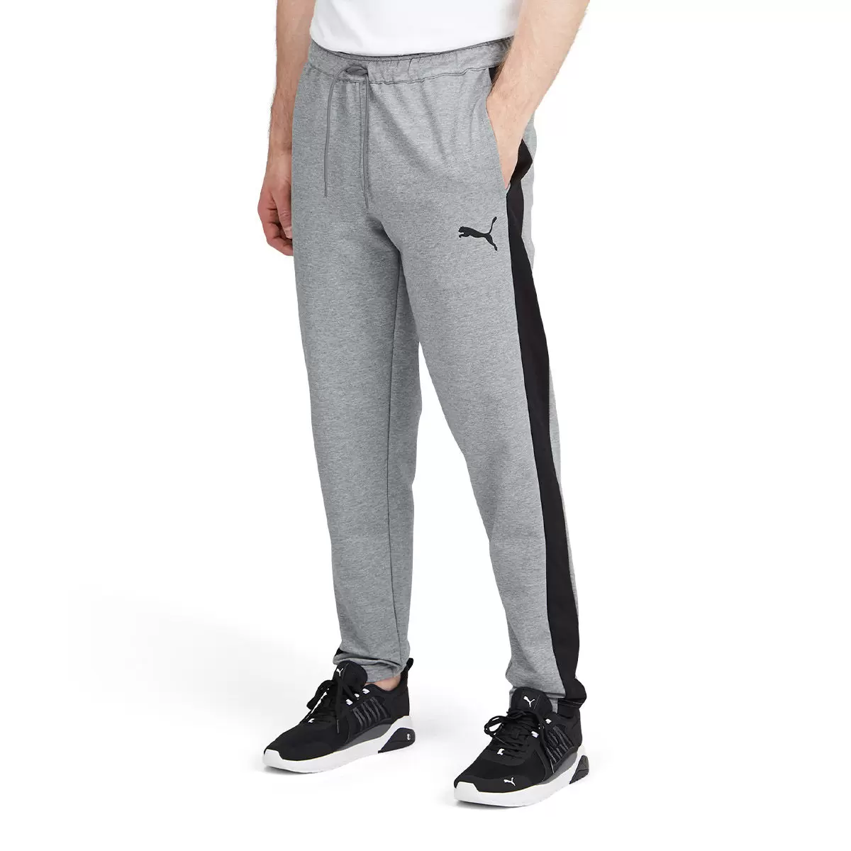 Puma 男運動長褲 灰 M