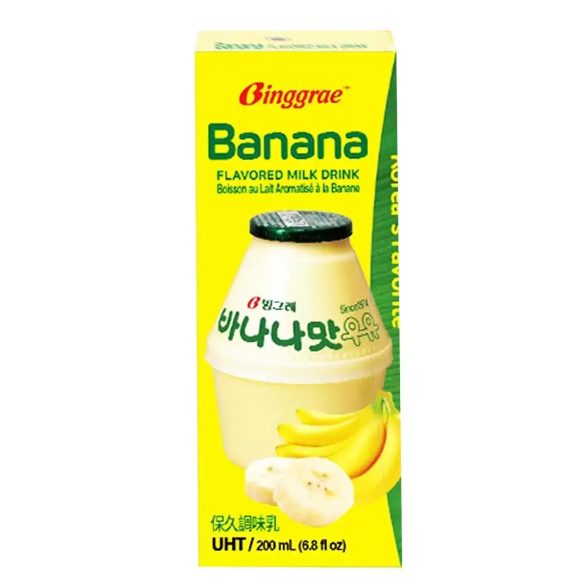 Binggrae 香蕉牛奶 保久調味乳 200毫升 X 24入
