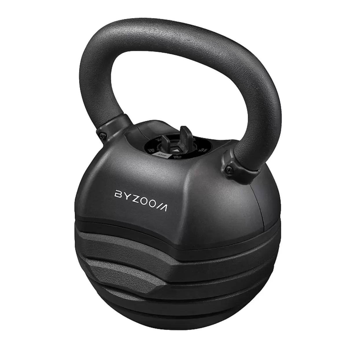 ByZoom 5段重量秒速可調整式壺鈴 30磅 黑