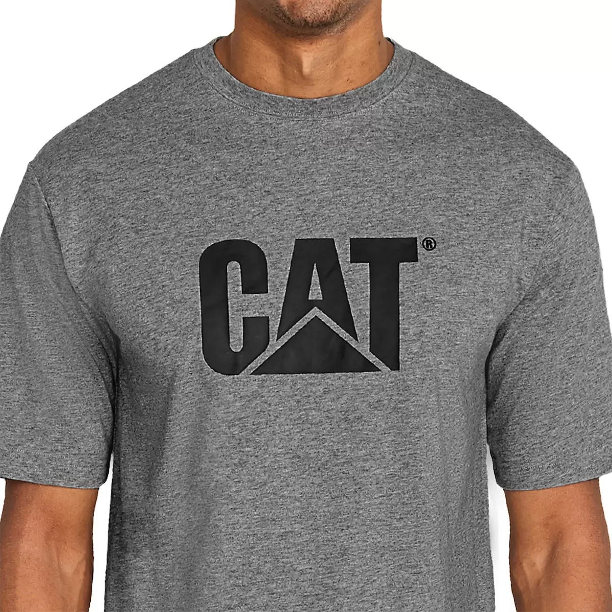 Caterpillar 男短袖上衣 灰 M