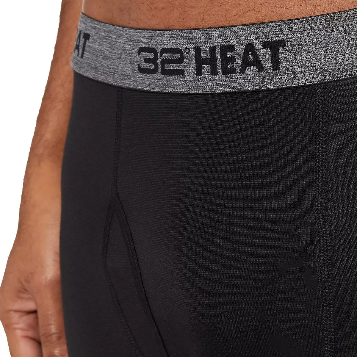 32 Degrees 男保暖褲 兩入組 黑 XL