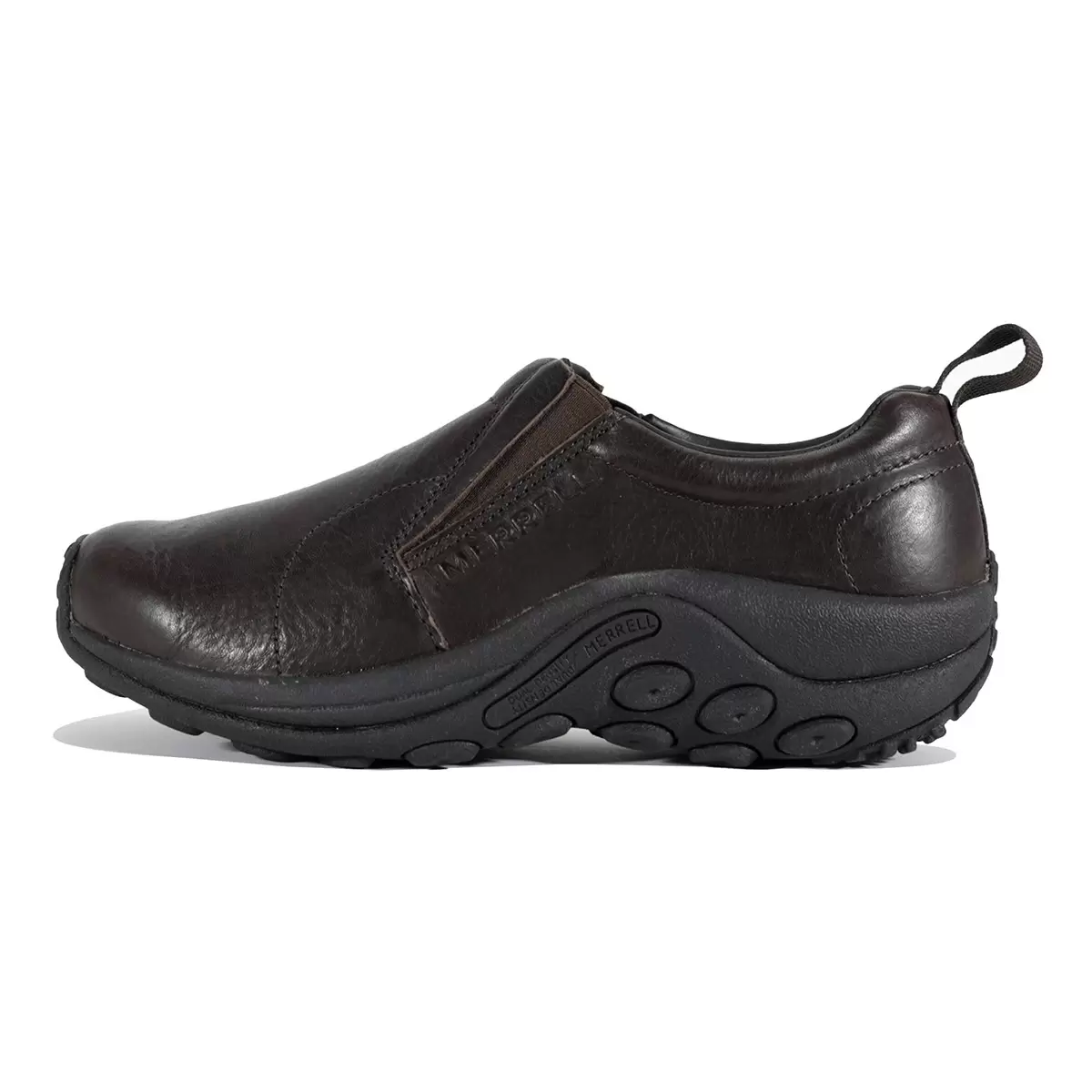 Merrell 男皮革休閒鞋 咖啡 US 10