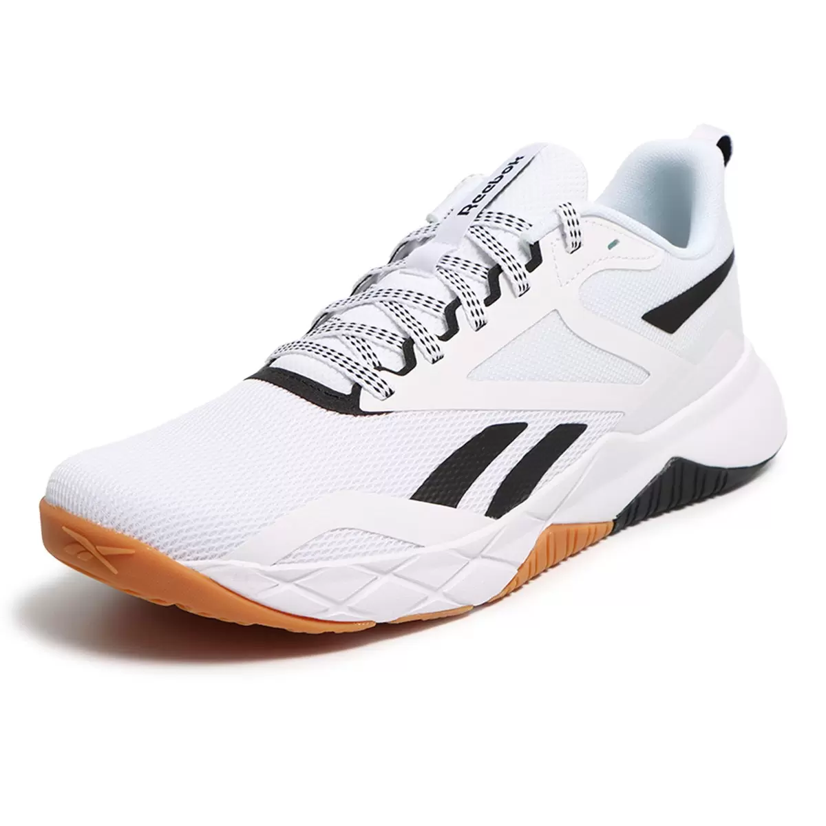 Reebok 男運動慢跑鞋 白 US 8.5