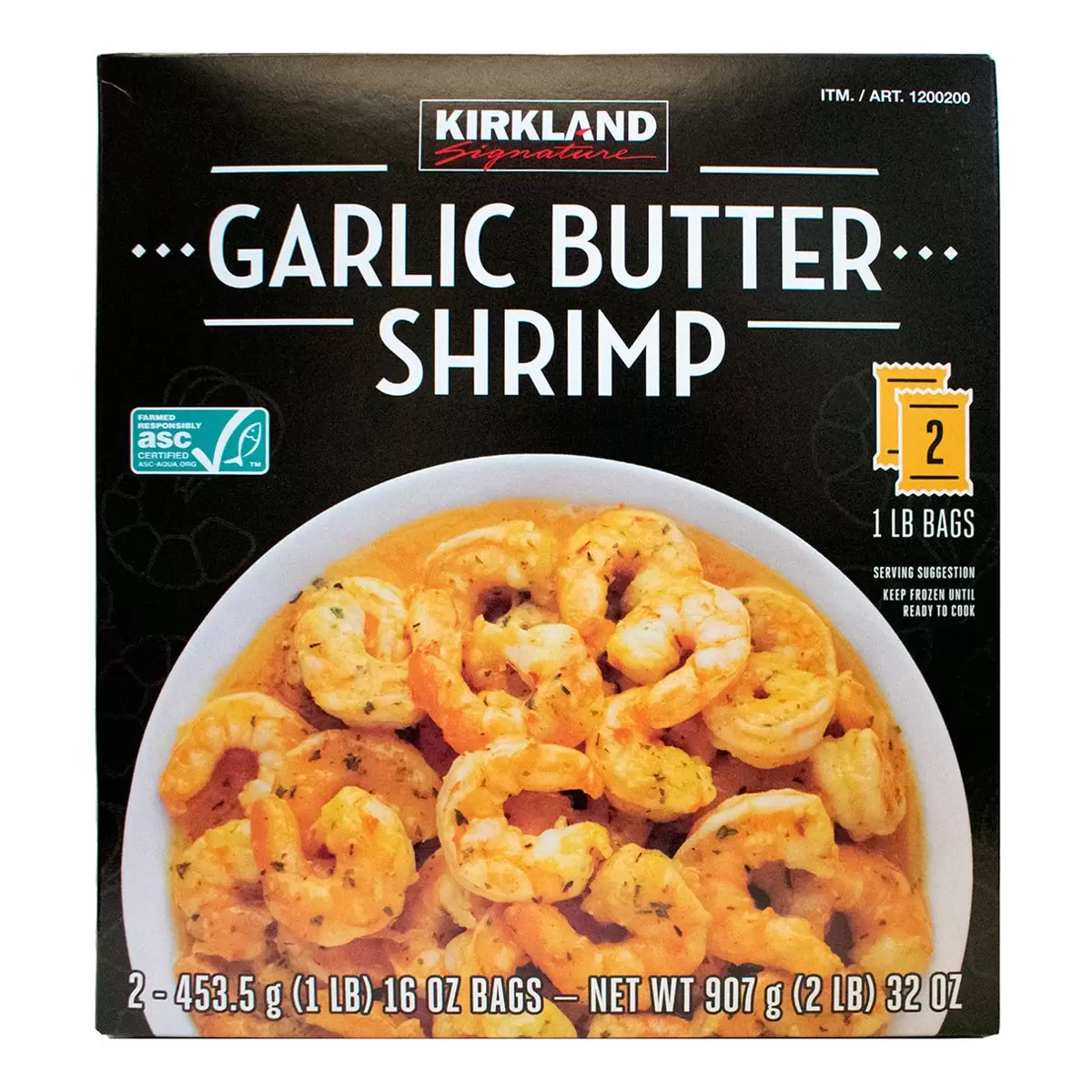 Kirkland Signature科克蘭 冷凍蒜香奶油蝦仁 907公克