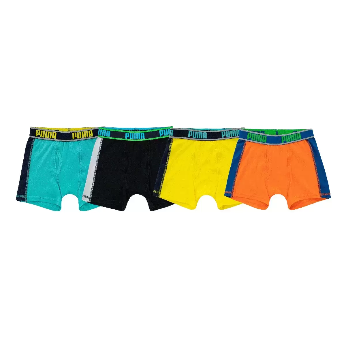 Puma 男童內褲 四入組 藍 XS