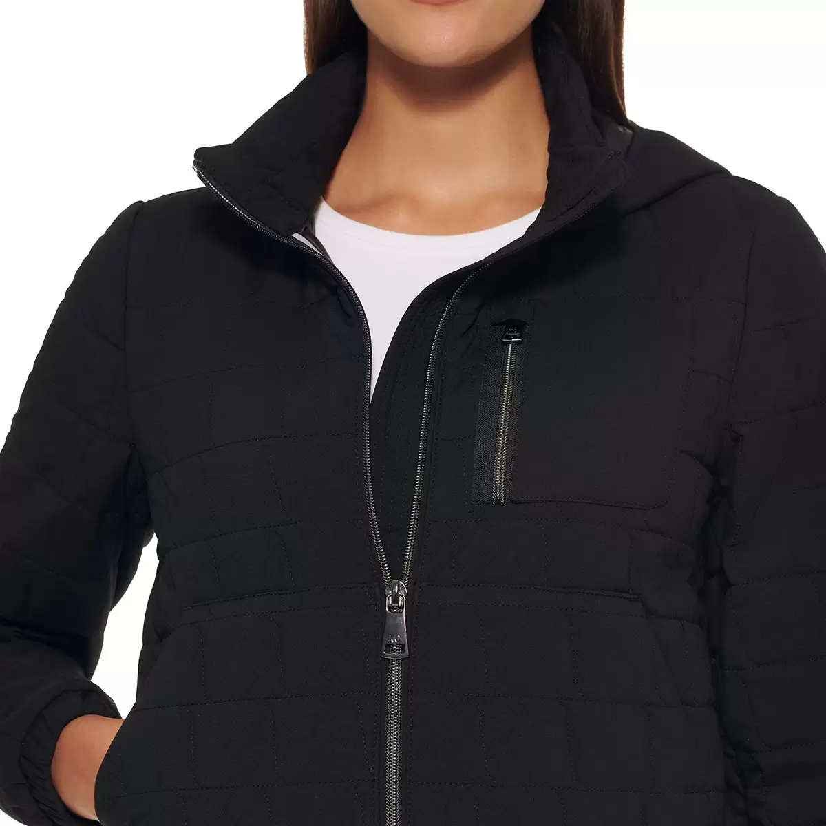 Kenneth Cole 女飛行外套 黑 M
