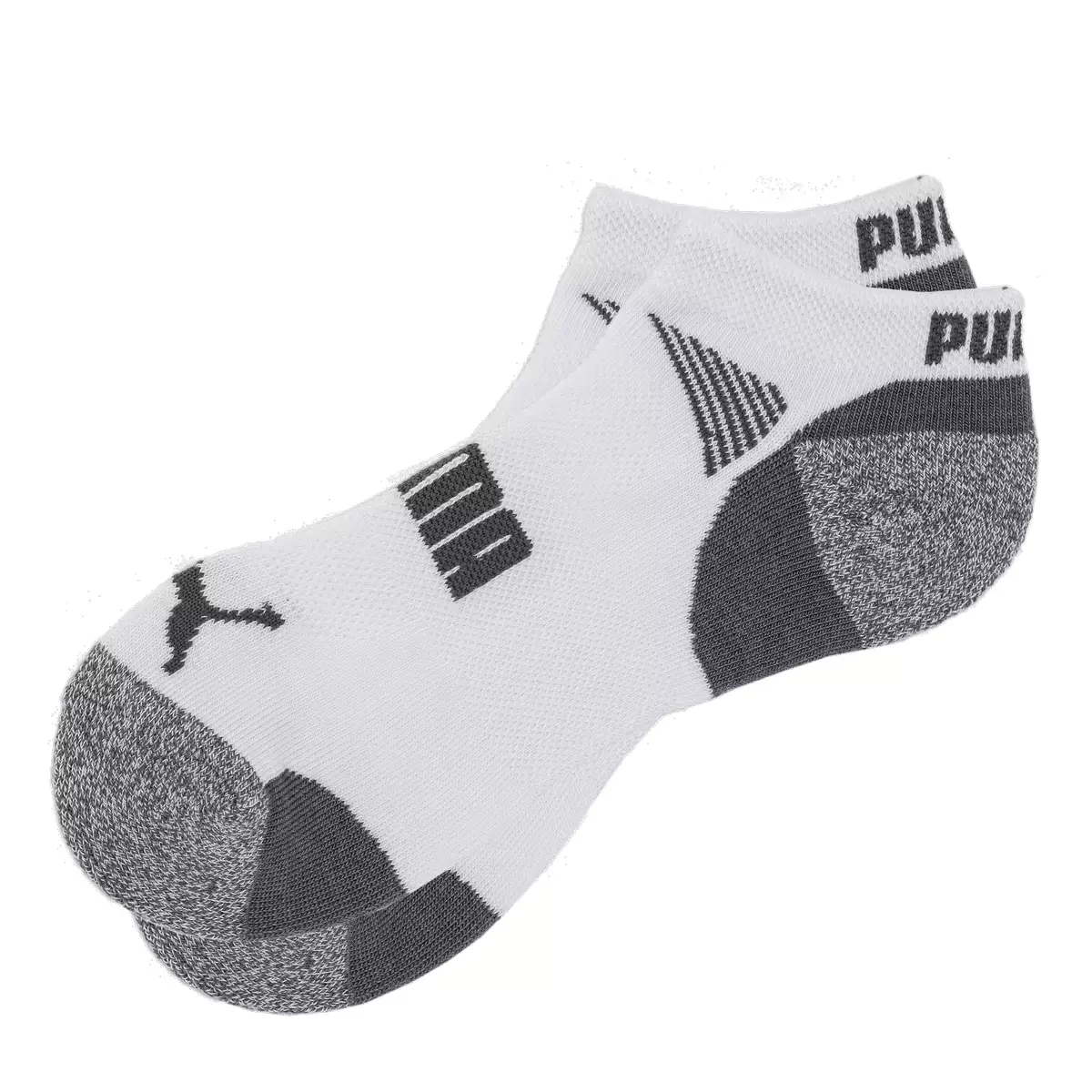 Puma 男運動短襪 8雙入 白/灰