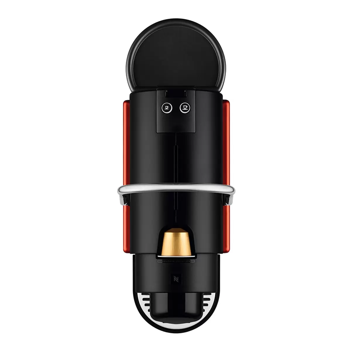 Nespresso Pixie 義式膠囊咖啡機 紅色 含40顆咖啡膠囊