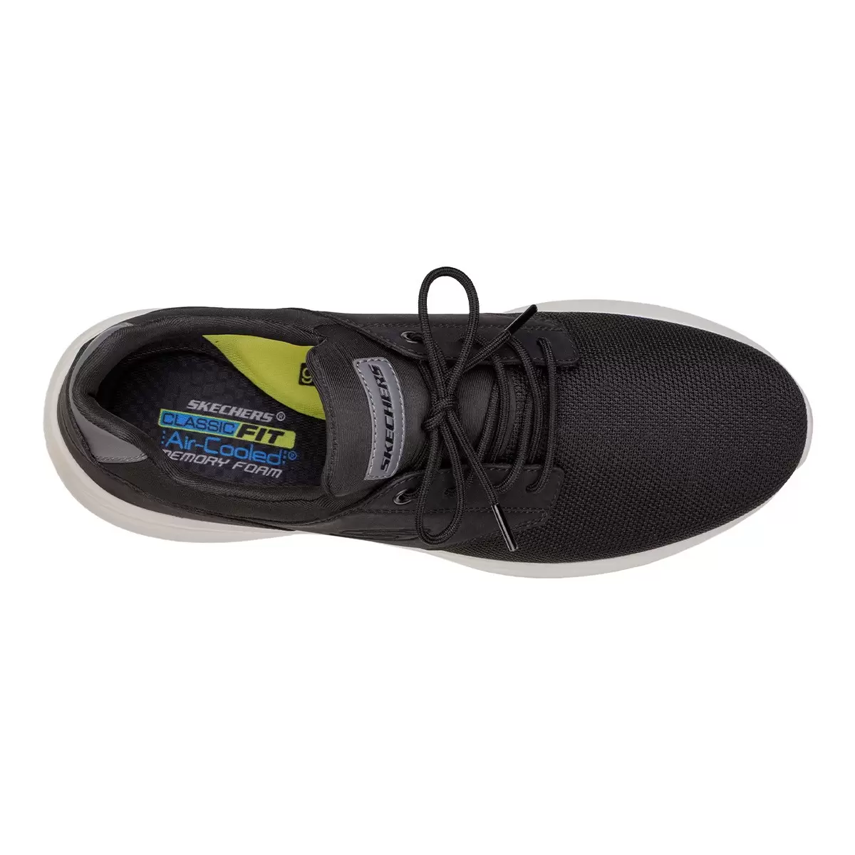 Skechers 男 Delson 休閒鞋 黑 US 11
