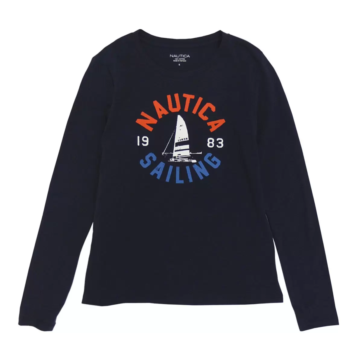 Nautica 女印花長袖上衣