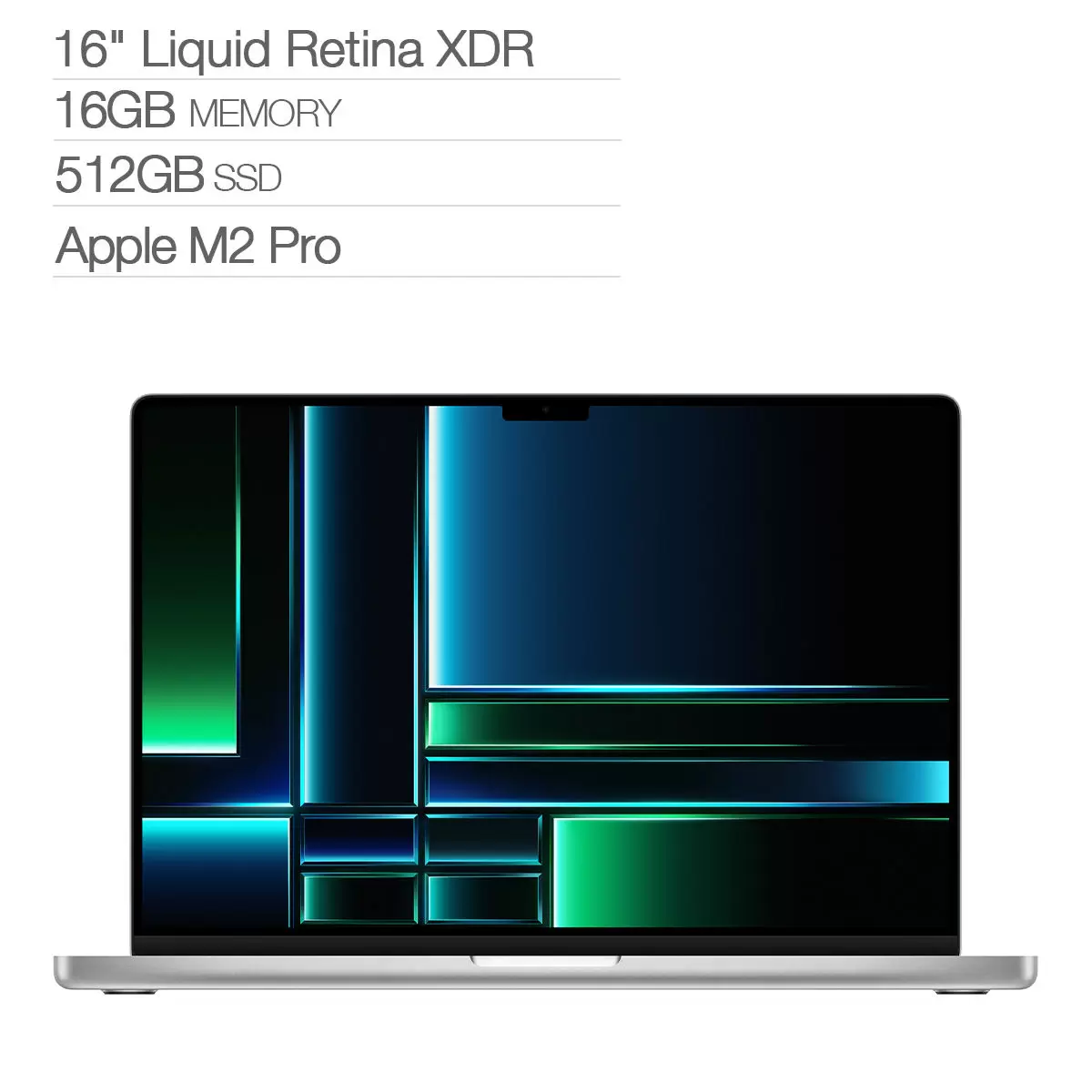 Apple MacBook Pro 16吋 配備 M2 Pro 晶片  12 核心 CPU 19 核心 GPU 16GB 512GB SSD 銀