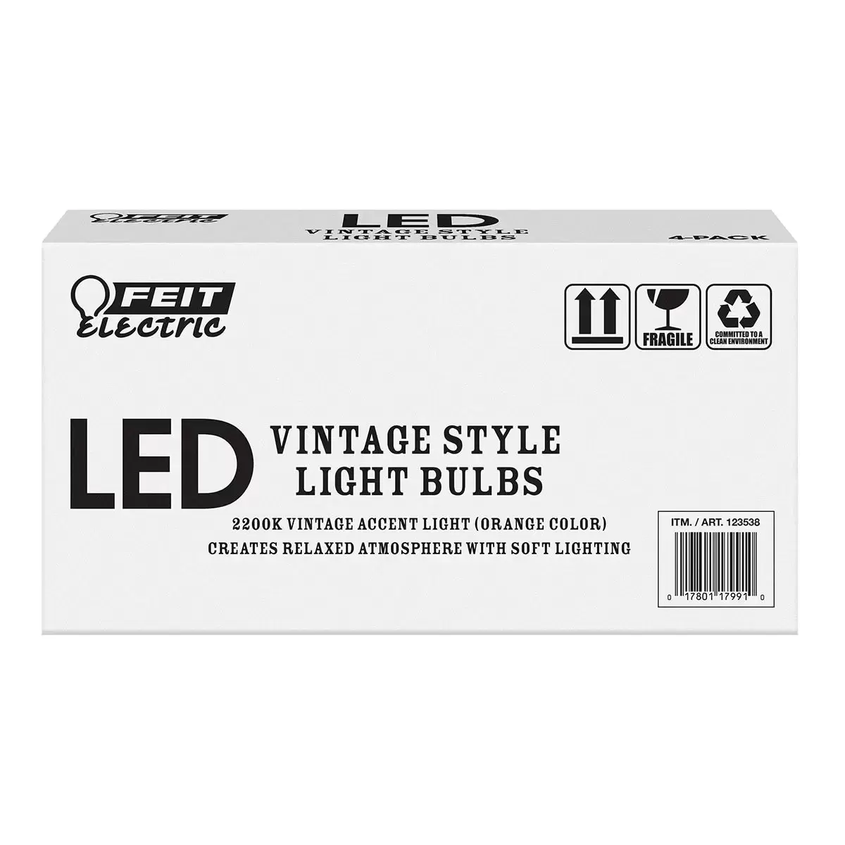 Feit LED G30復古仿鎢絲燈泡 4入
