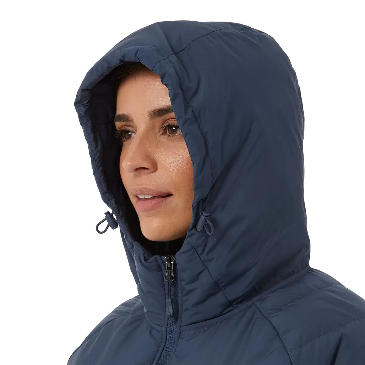 32 Degrees 女輕量連帽羽絨外套 深藍 S