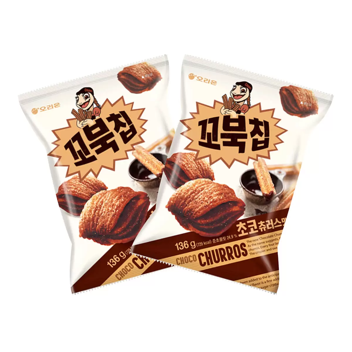 好麗友 烏龜脆片巧克力口味 136公克 X 6入