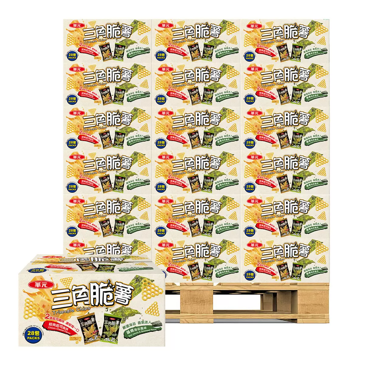華元 三角脆薯分享箱 36公克 X 28包 X 72盒