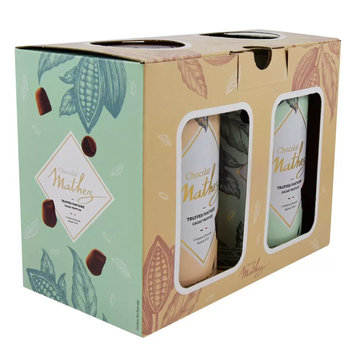 Chocolat Mathez 松露巧克力風味球 (焦糖與餅乾) 500公克 X 2入