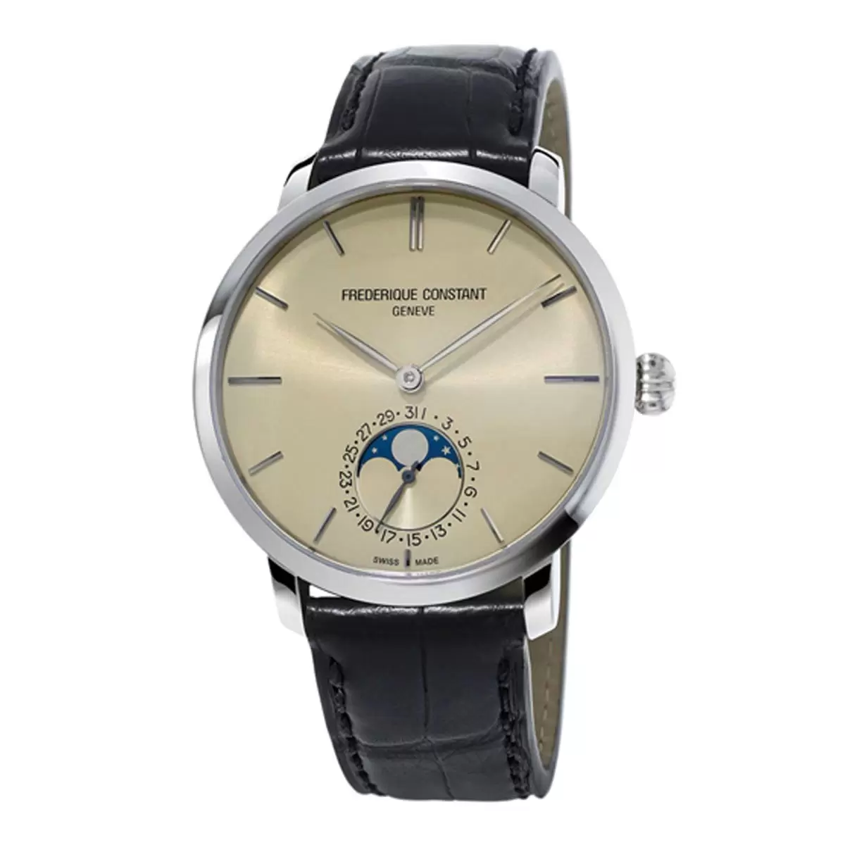 Frederique Constant Slimline Moonphase Manufacture系列 男錶 FC-705BG4S6