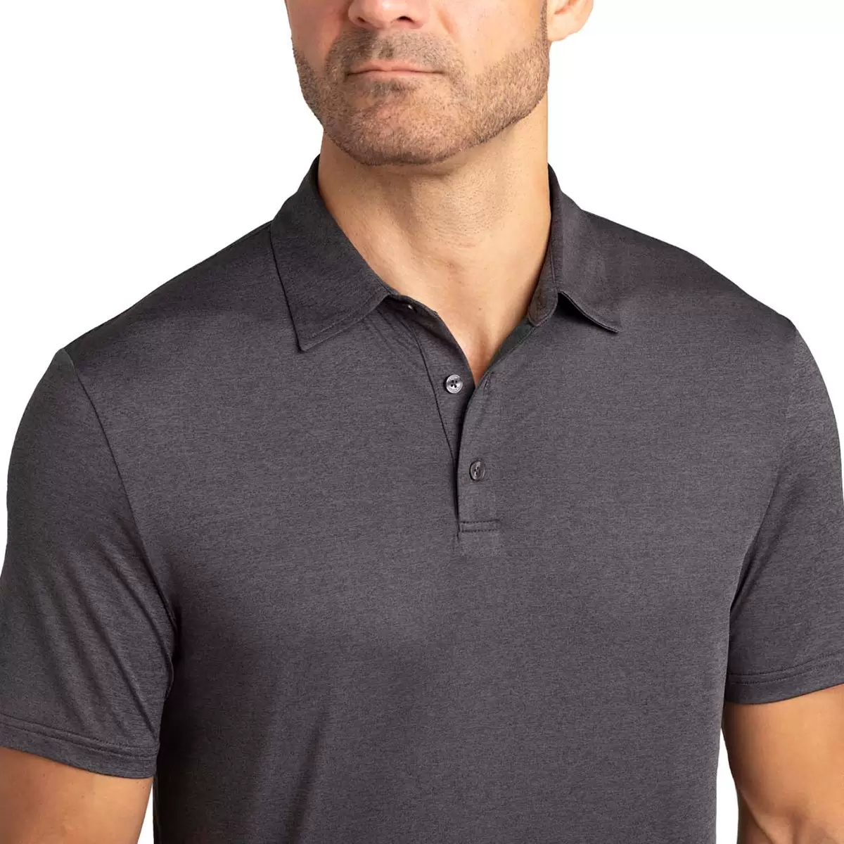 English Laundry 男休閒短袖Polo衫 灰 XL