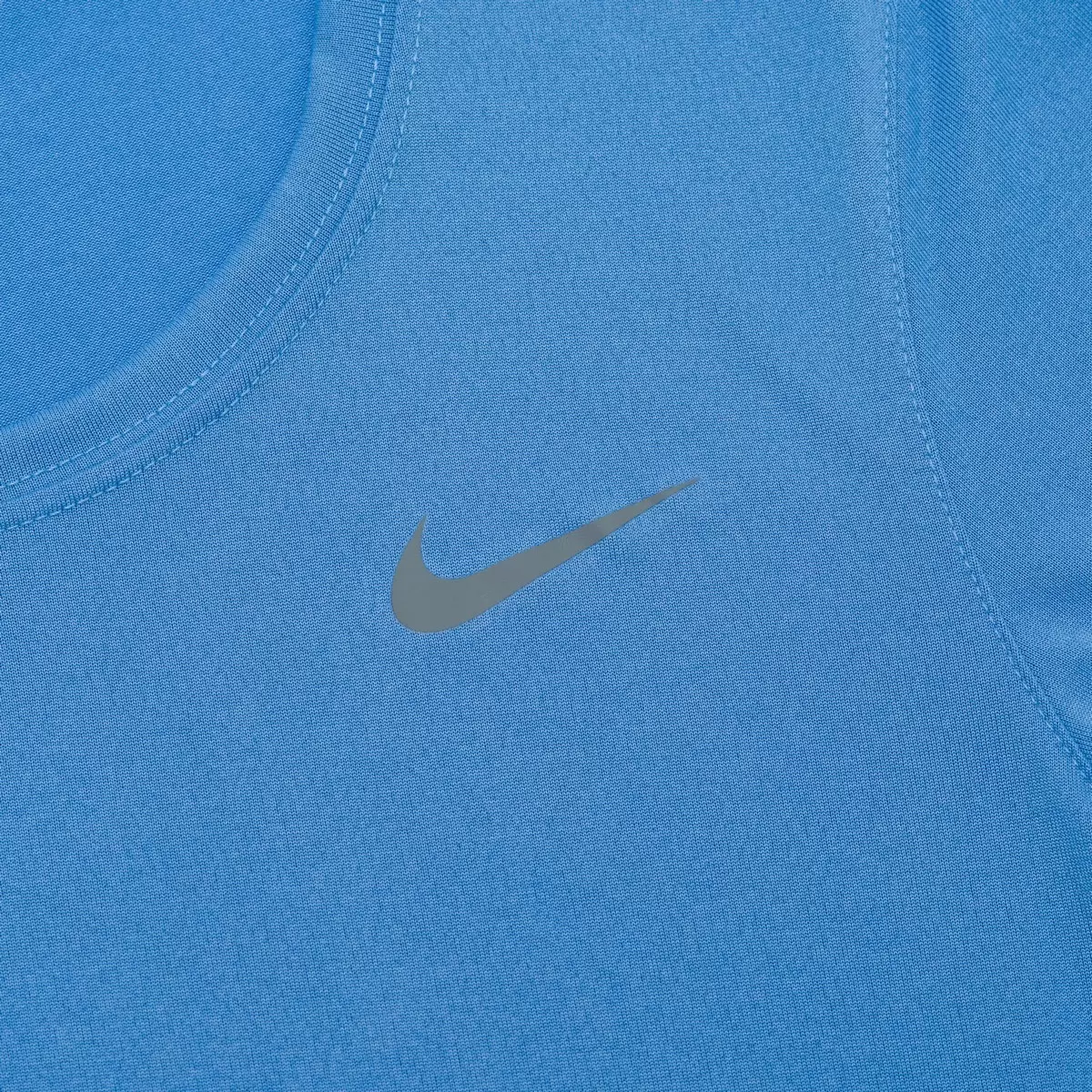 Nike 女圓領短袖上衣 淺藍 M