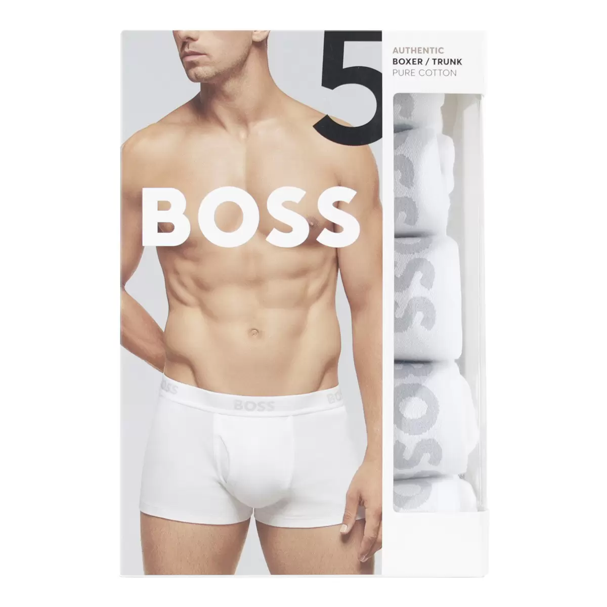 Hugo Boss 男內褲五入組 白 XL
